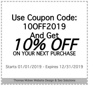 Get 10% Off When You Usse Coupon Code 10OFF2019